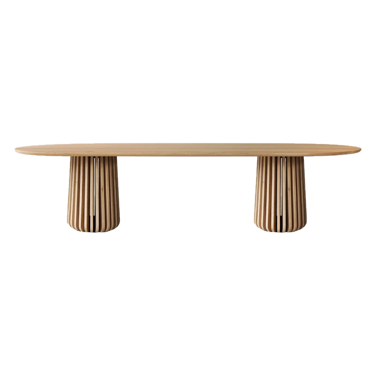 Vincent Sheppard Maru Oval Dining Table natural oak cutout