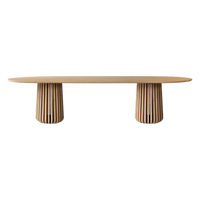 Vincent Sheppard Maru Oval Dining Table natural oak cutout