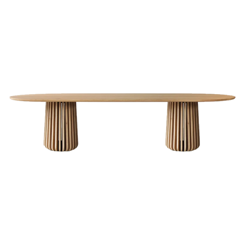 Vincent Sheppard Maru Oval Dining Table natural oak cutout