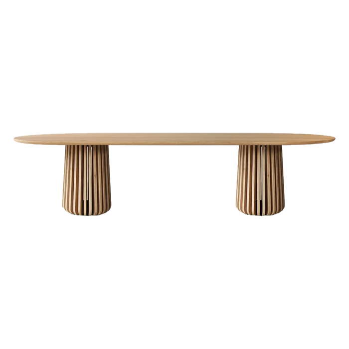 Vincent Sheppard Maru Oval Dining Table natural oak cutout