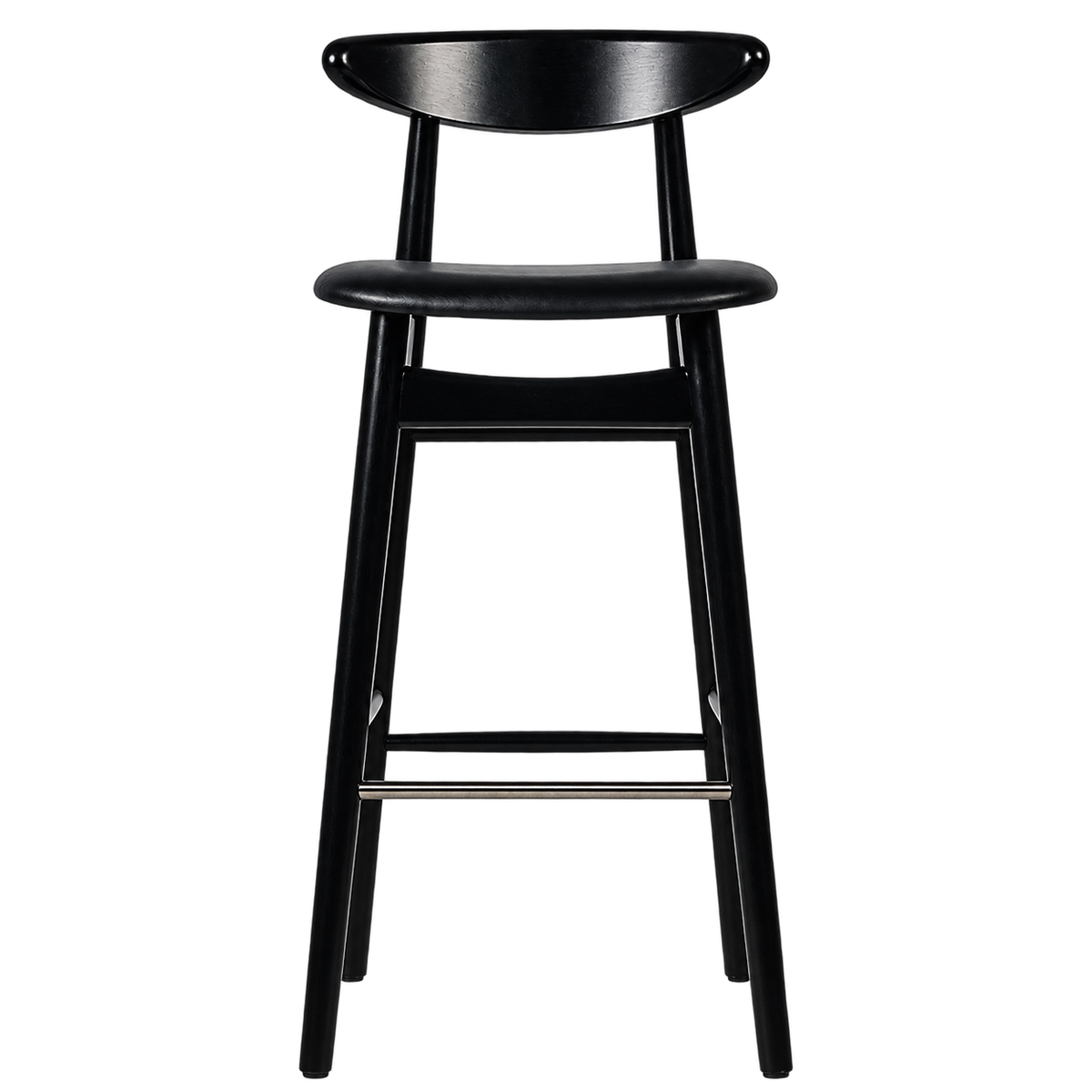 Vincent Sheppard Teo Bar Stool Nearly Black transparent background
