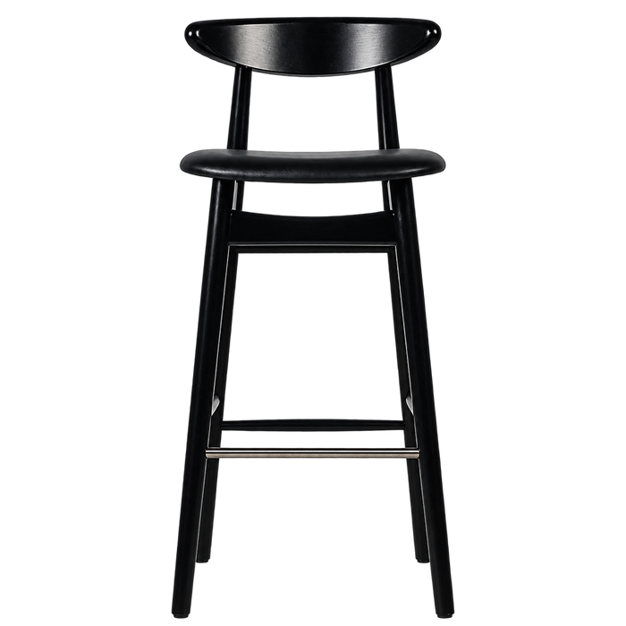 Vincent Sheppard Teo Bar Stool Nearly Black transparent background